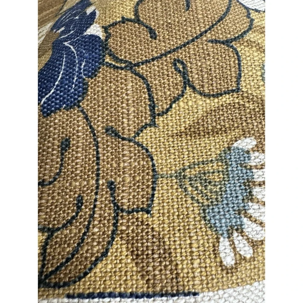 Vintage Boris Kroll Fabrics Kabuki MCM‎ 3 3/4 Yards Continuous Fabric